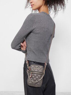 New MZ WALLACE MICRO CROSBY PHONE CASE CROSSBODY